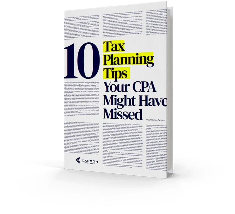 10 Tax Planning Tips Your CPA Might Have Missed
