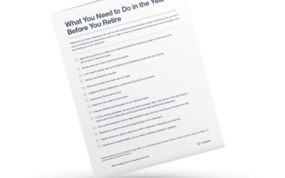 What You Need to Do in the Year Before You Retire
