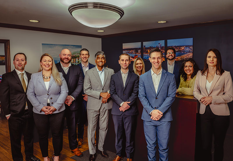 group photo of the CW Pittsburgh team