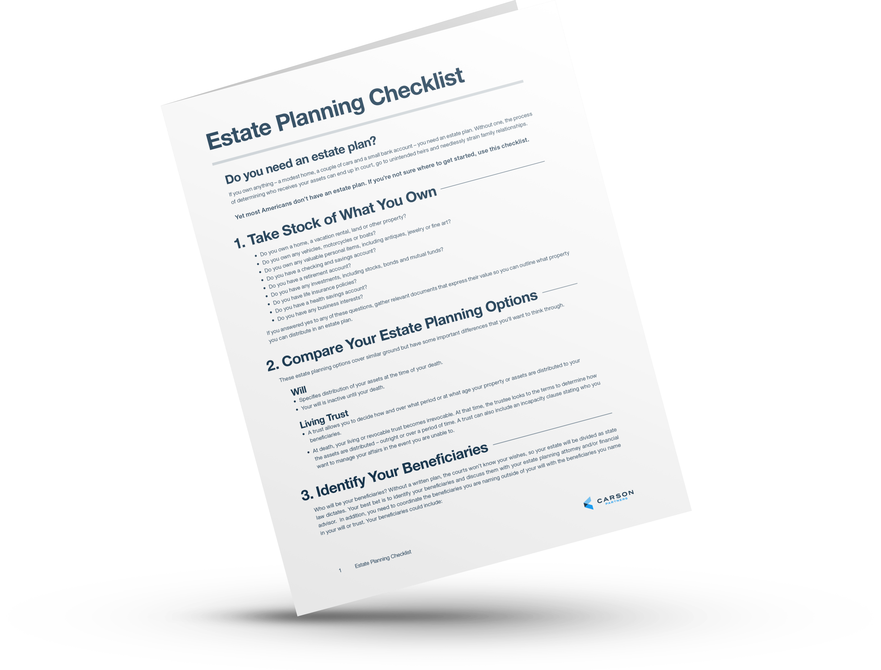 Estate Planning Checklist