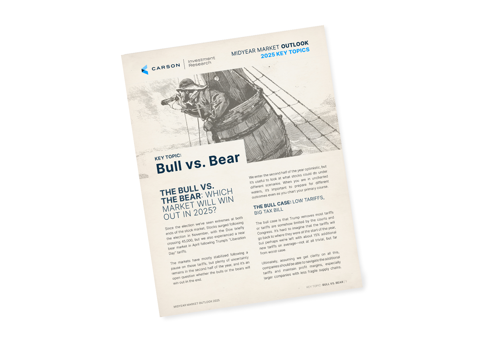Midyear Market Outlook Key Topic: Bull vs Bear