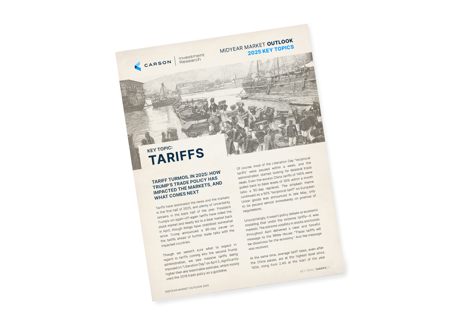 Midyear Market Key Topic: Tariffs